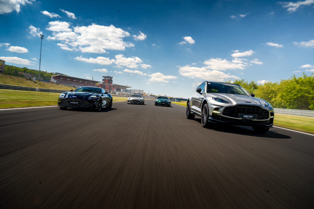 Aston Martin Prague Experience. 12.5.2025, Trackday Most
