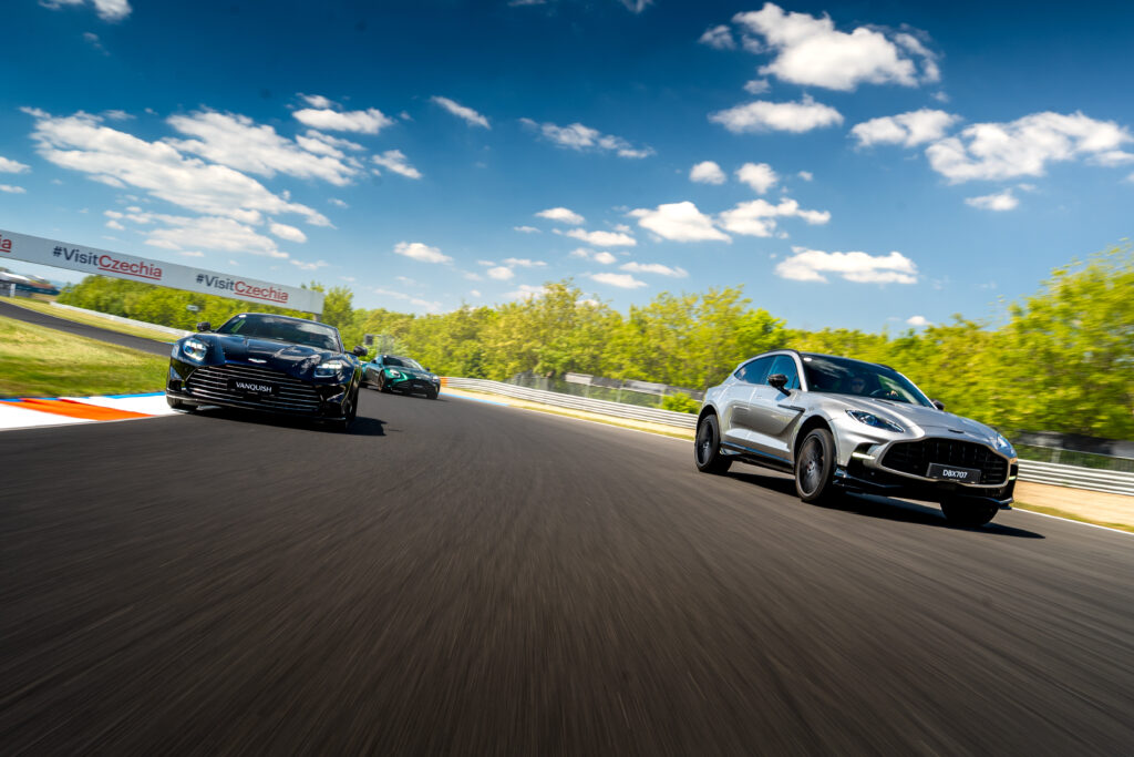 Aston Martin Prague Experience. 12.5.2025, Trackday Most