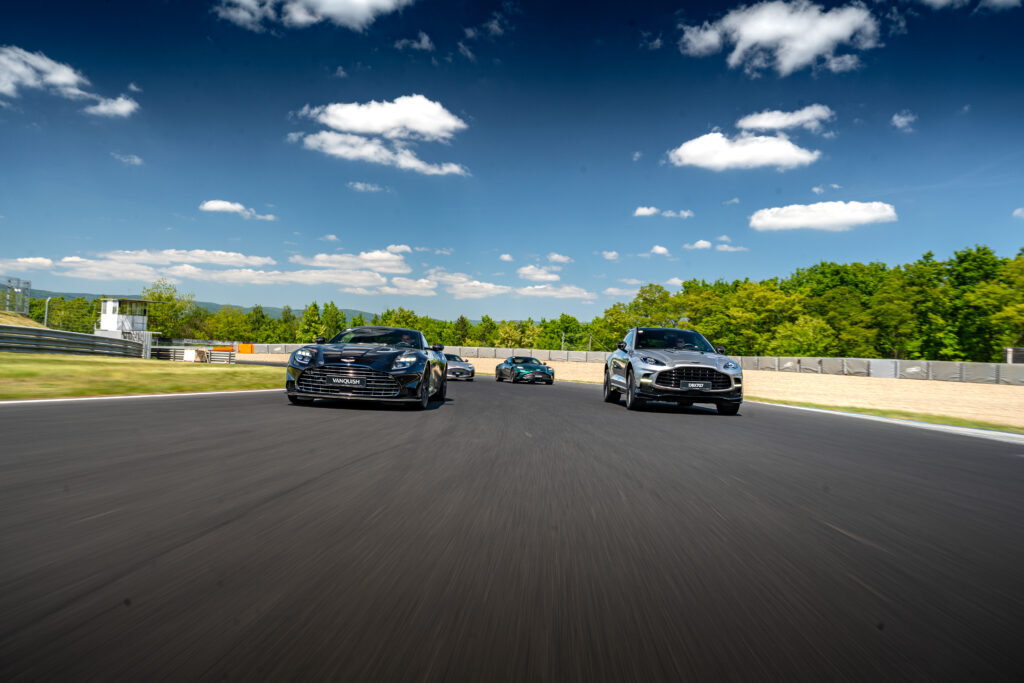 Aston Martin Prague Experience. 12.5.2025, Trackday Most