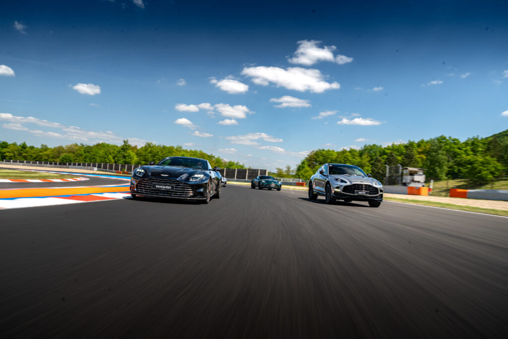 Aston Martin Prague Experience. 12.5.2025, Trackday Most