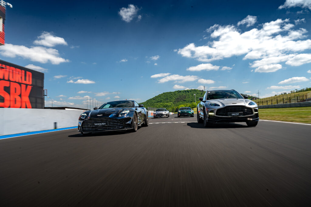 Aston Martin Prague Experience. 12.5.2025, Trackday Most