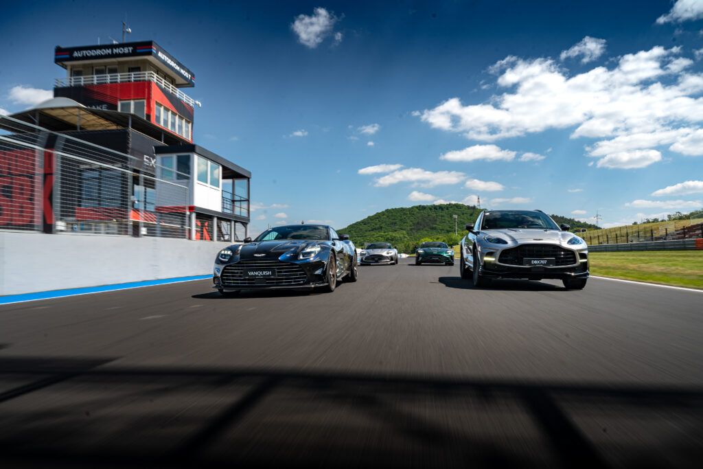 Aston Martin Prague Experience. 12.5.2025, Trackday Most