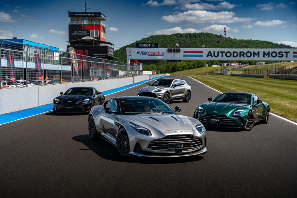 Aston Martin Prague Experience. 12.5.2025, Trackday Most