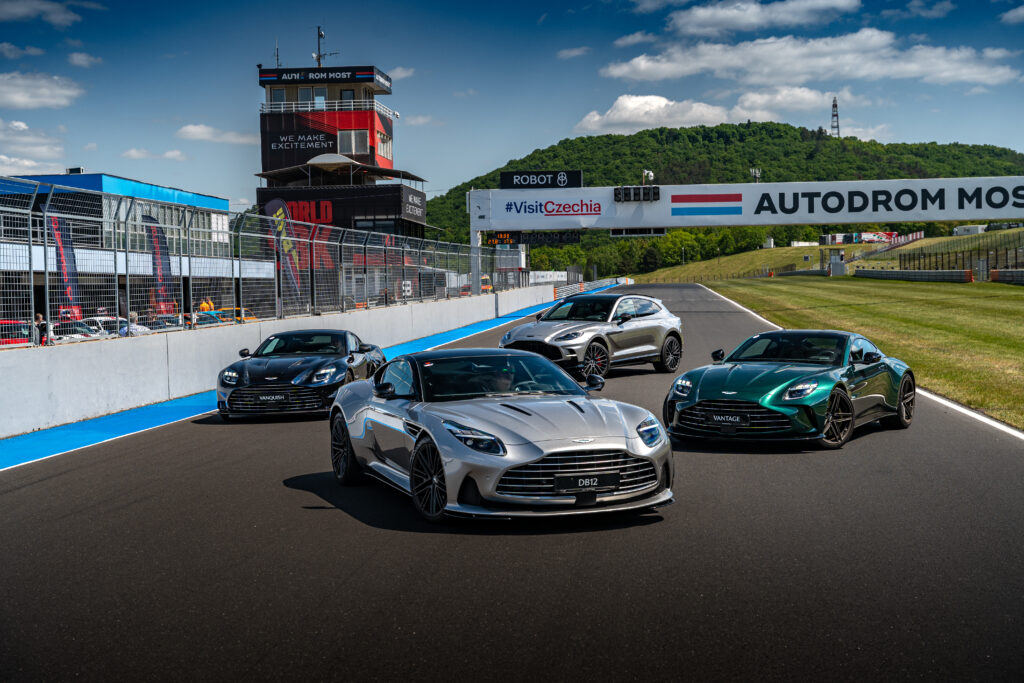 Aston Martin Prague Experience. 12.5.2025, Trackday Most