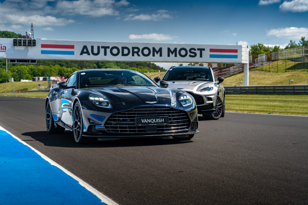 Aston Martin Prague Experience. 12.5.2025, Trackday Most