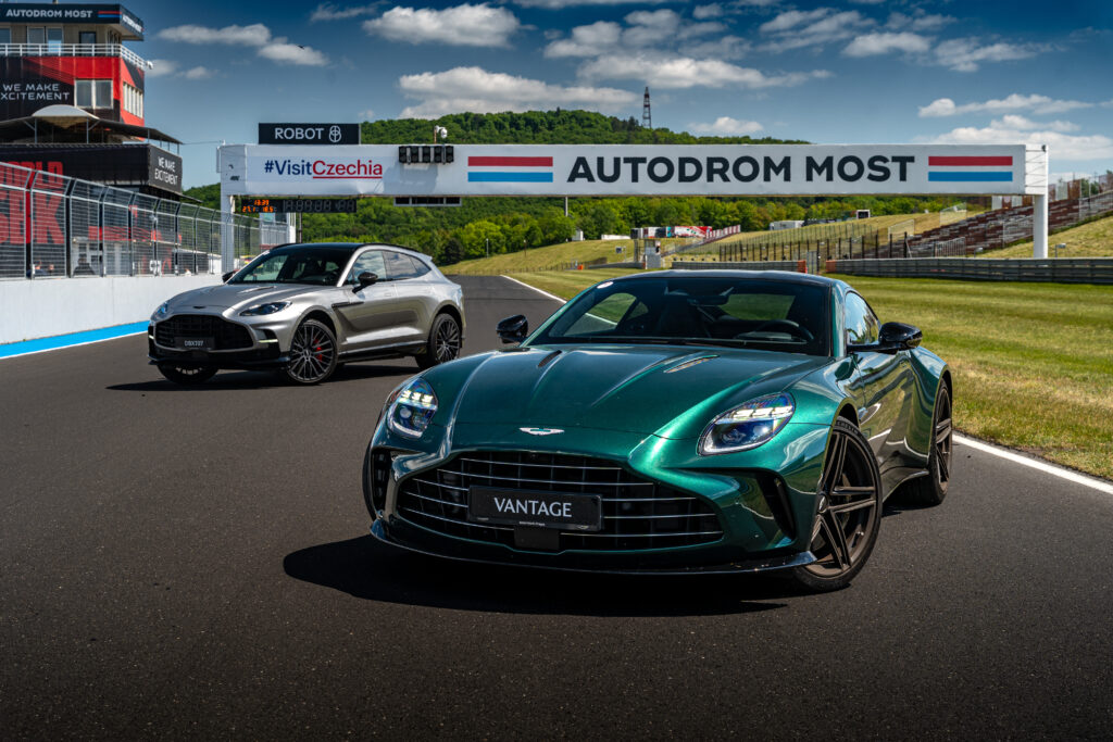 Aston Martin Prague Experience. 12.5.2025, Trackday Most
