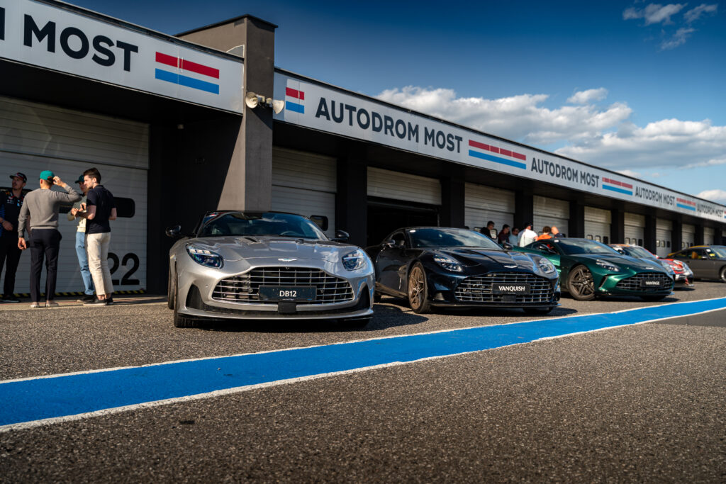 Aston Martin Prague Experience. 12.5.2025, Trackday Most